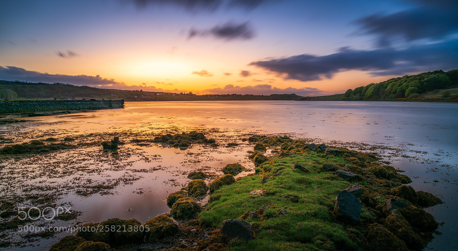 Sony a7R II sample photo. Sunset over loch snizort photography