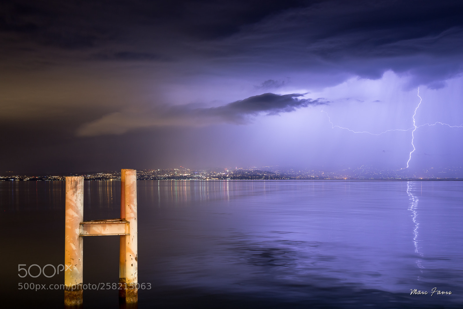 Canon EOS 6D sample photo. Storm on lake geneva photography