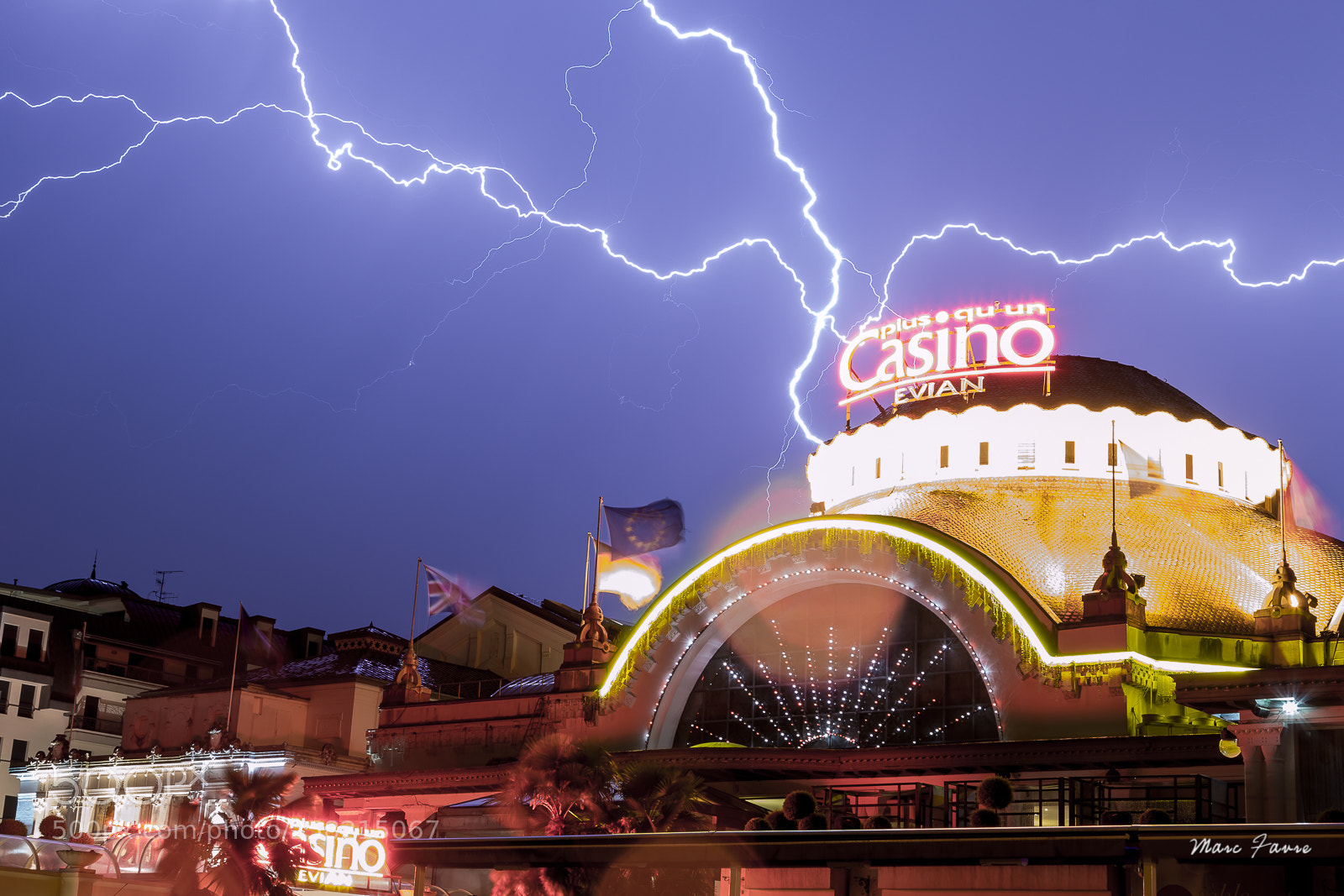 Canon EOS 6D sample photo. Storm on the casino photography