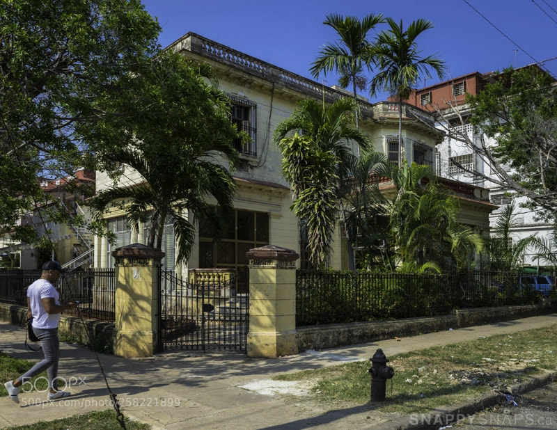 Nikon D800 sample photo. House in vedado, havana photography