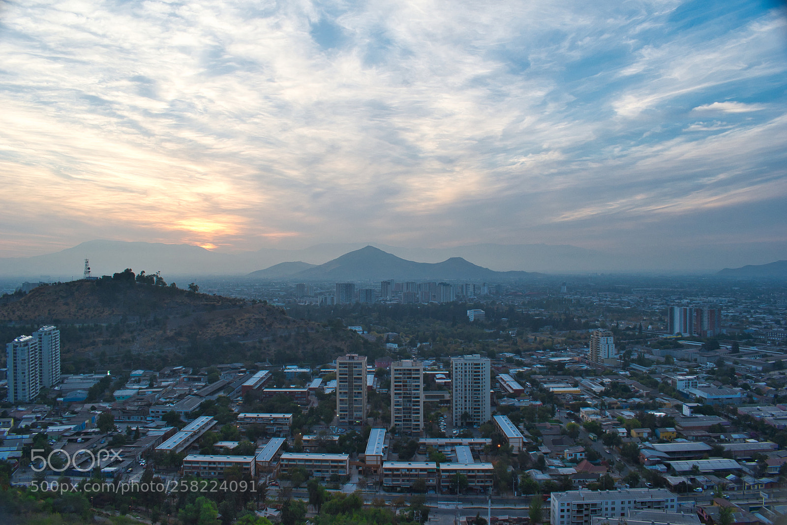 Nikon D5600 sample photo. Paisaje santiago photography