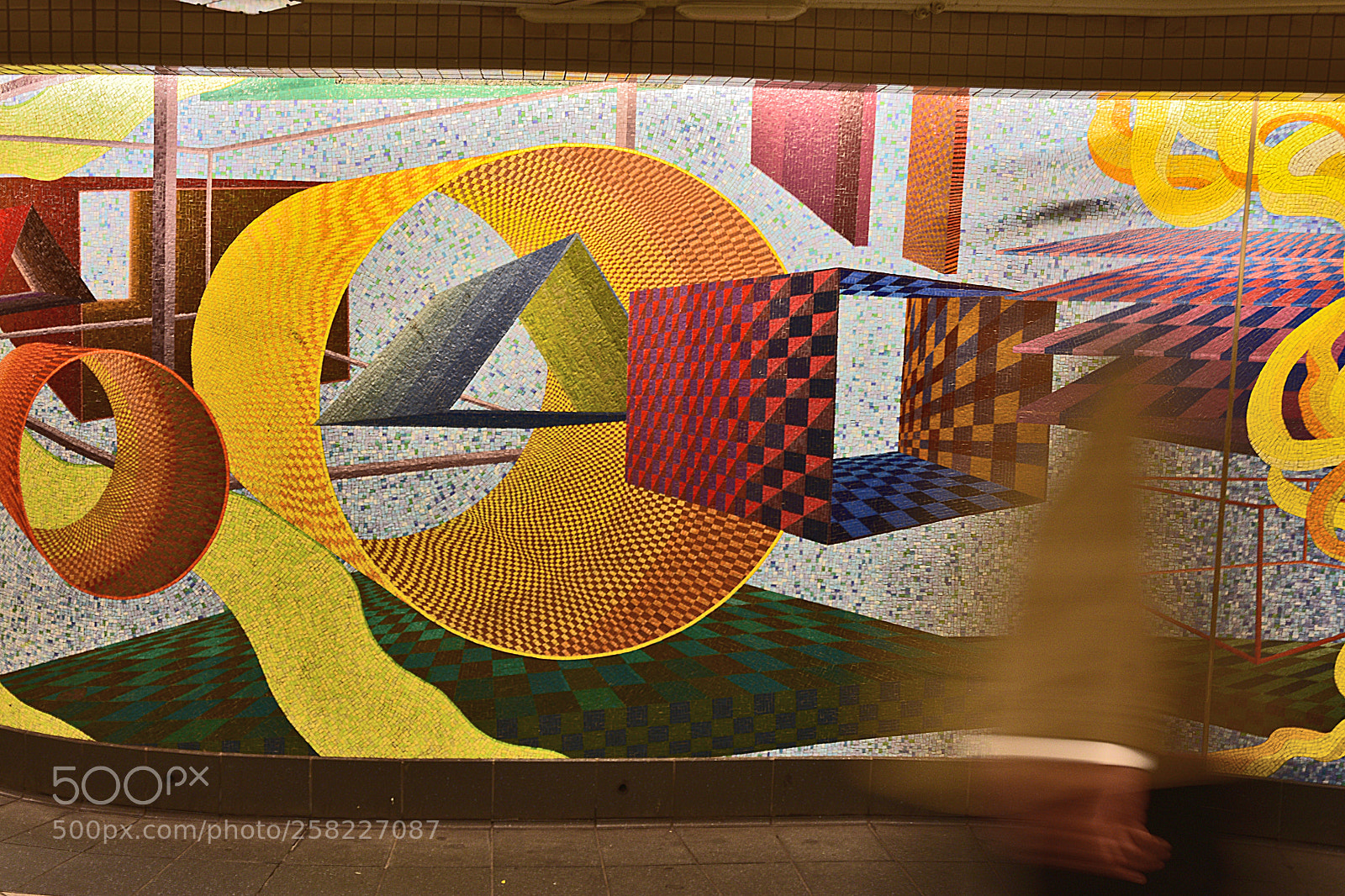 Nikon D3400 sample photo. Mosaic wall tiles photography
