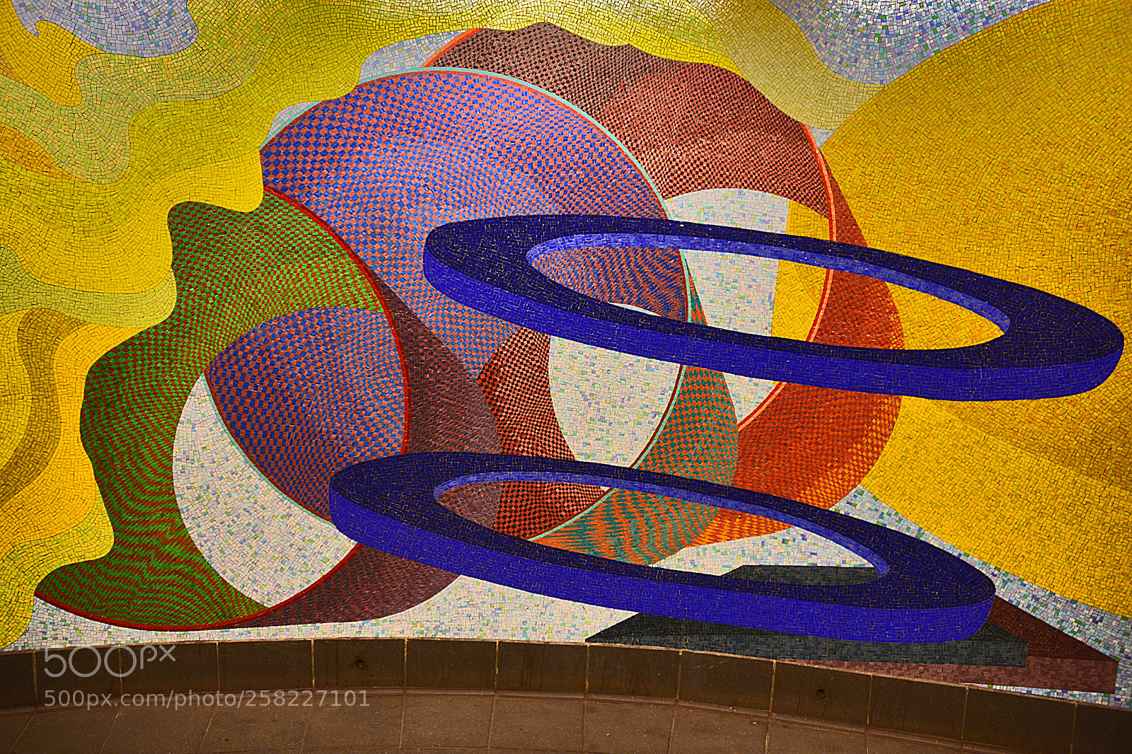 Nikon D3400 sample photo. Mosaic wall tiles photography
