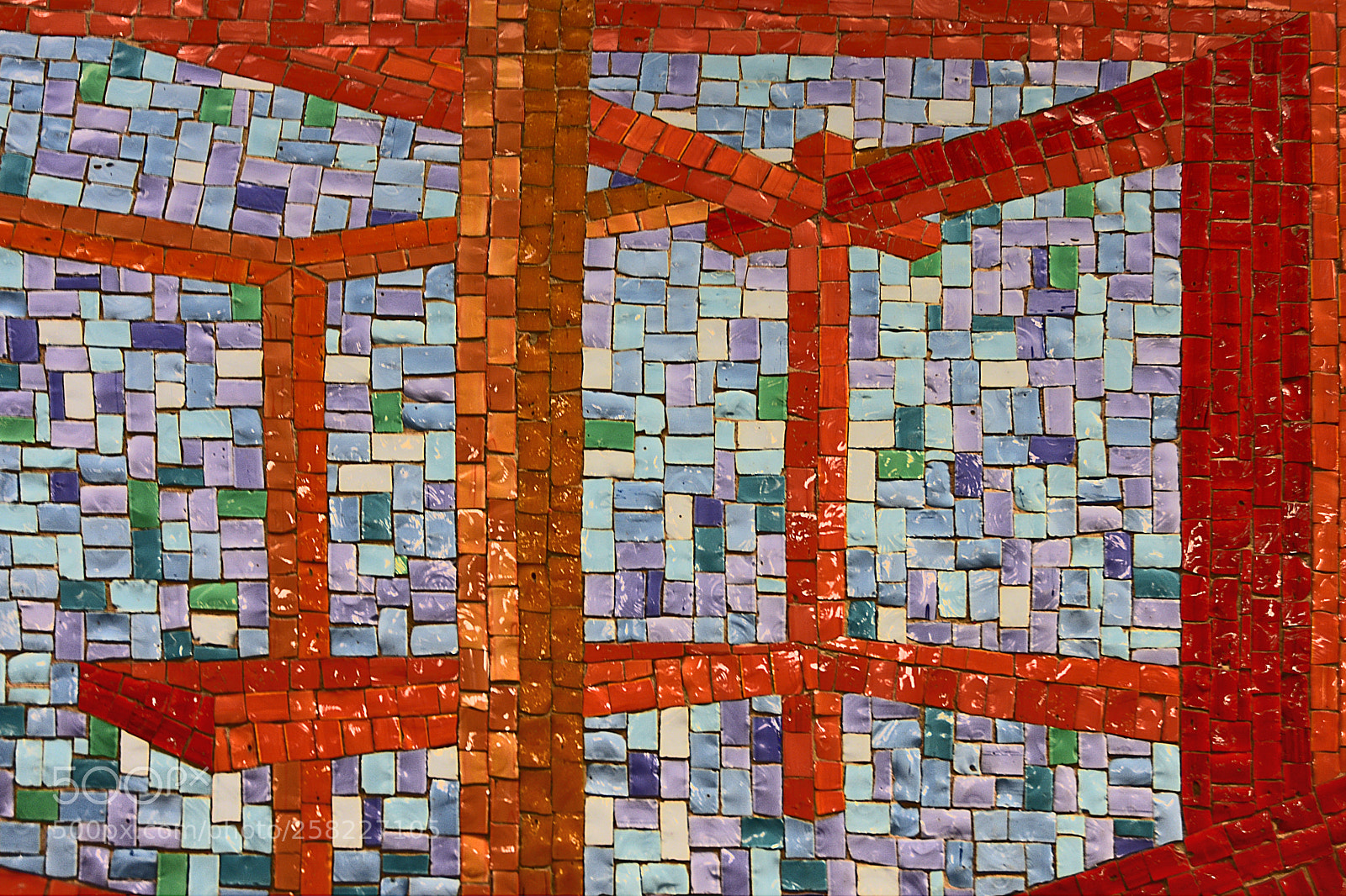 Nikon D3400 sample photo. Mosaic wall tiles photography