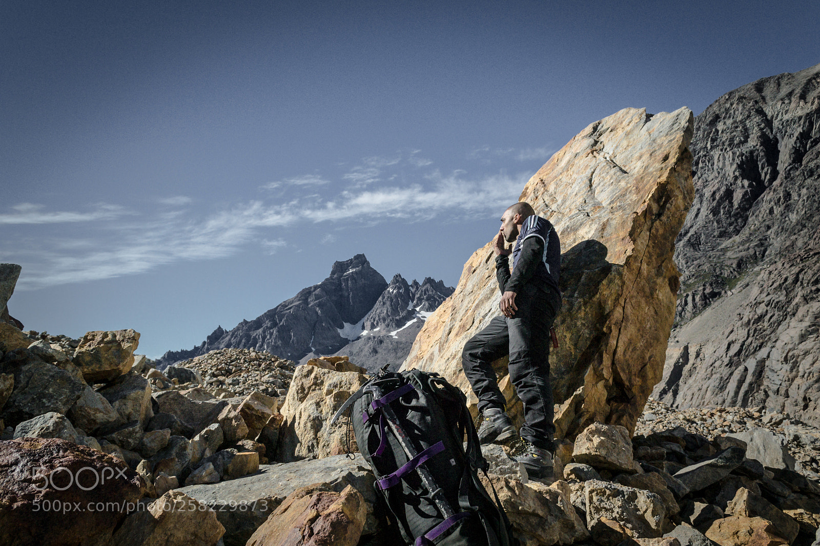 Nikon D3100 sample photo. Me on glacier torre photography