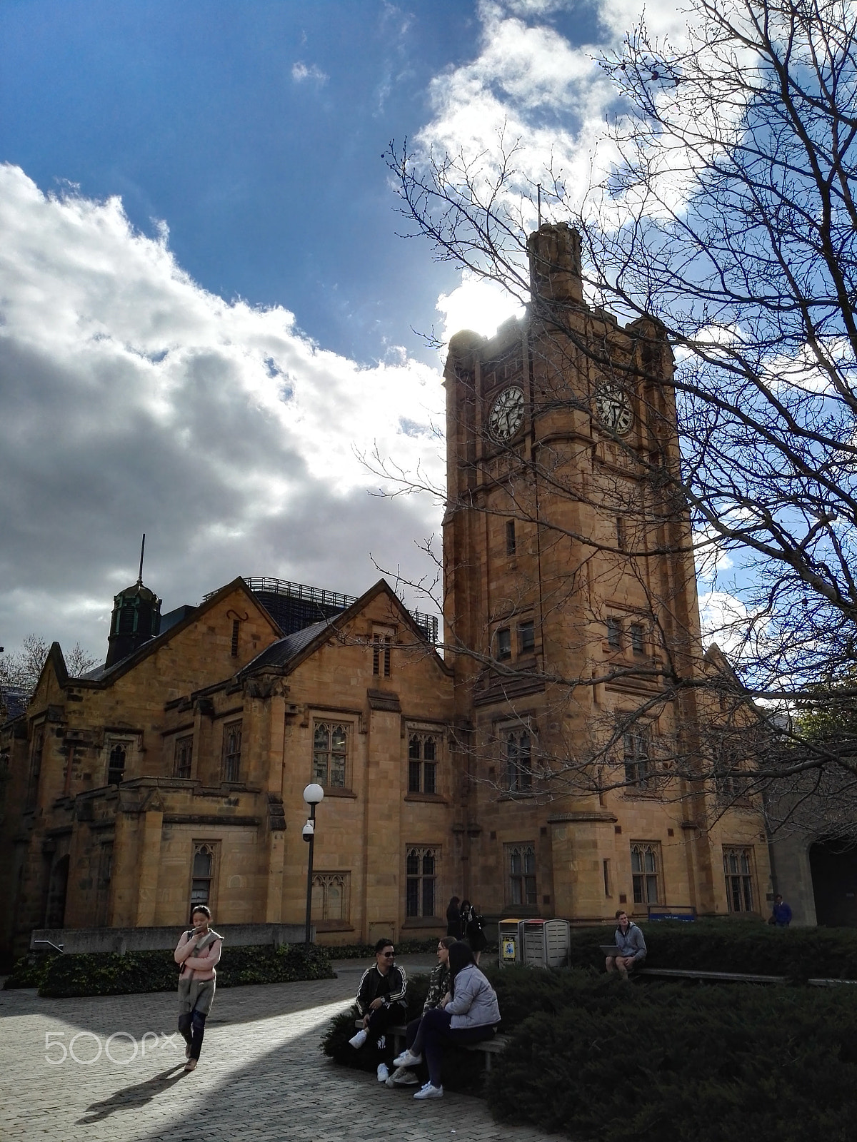 HUAWEI P8 sample photo. Clock tower in melbourne university photography