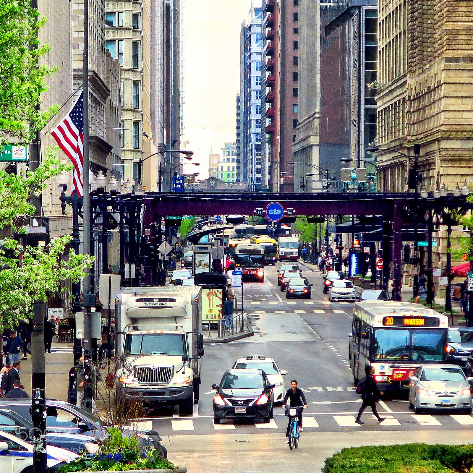 Canon PowerShot G7 X sample photo. Madison street chicago photography