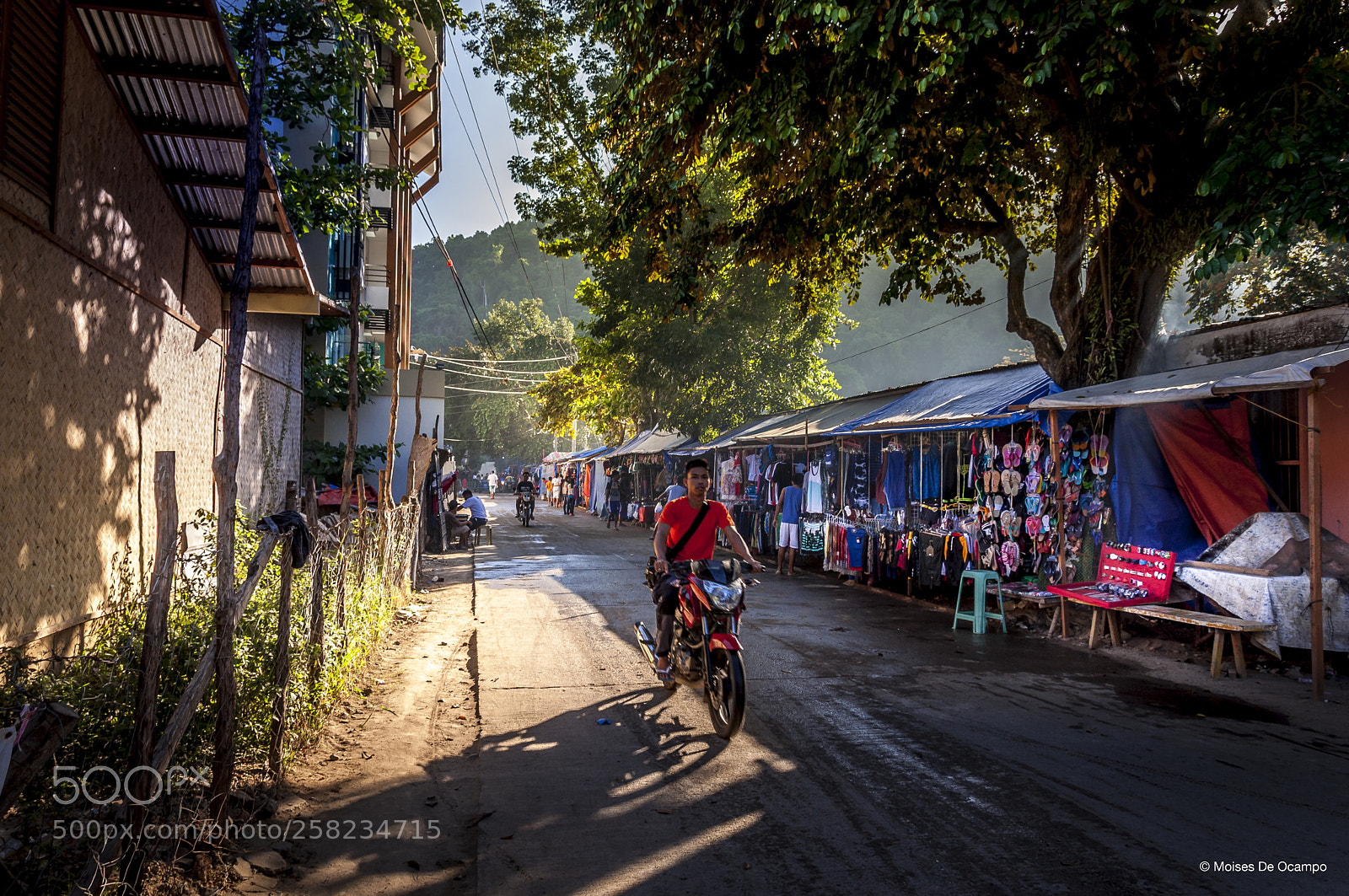 Nikon D90 sample photo. Streets in el nido photography