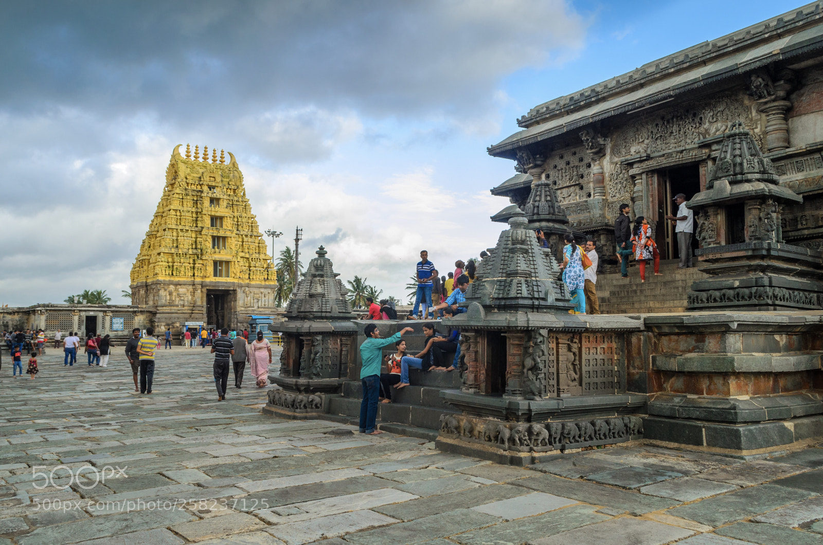 Nikon D5100 sample photo. Indian temple. photography