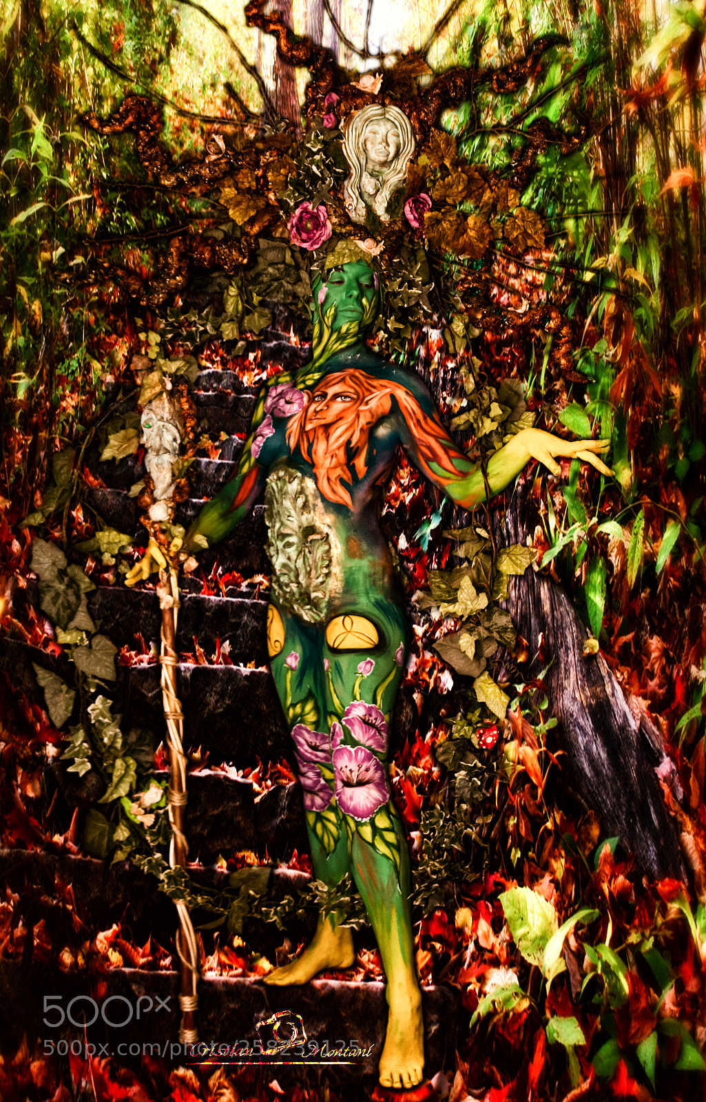 Canon EOS 1300D (EOS Rebel T6 / EOS Kiss X80) sample photo. Body painting photography