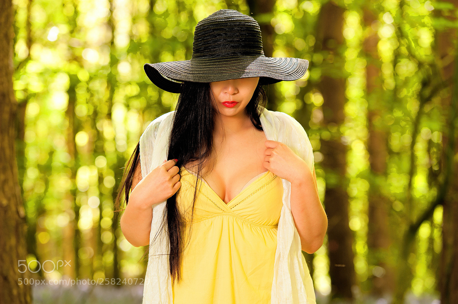 Nikon D700 sample photo. Mysterious lady photography