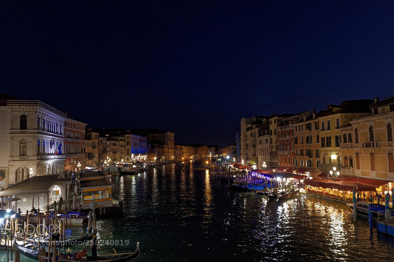 Nikon D500 sample photo. Night in venice photography