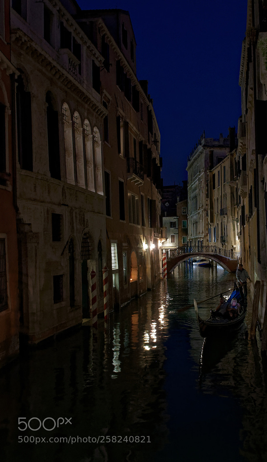 Nikon D500 sample photo. Night in venice photography