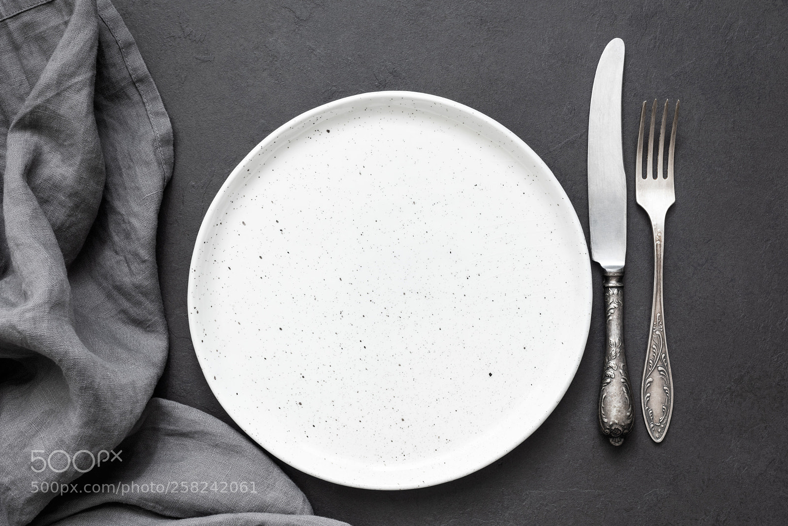 Nikon D810 sample photo. Grey table setting photography