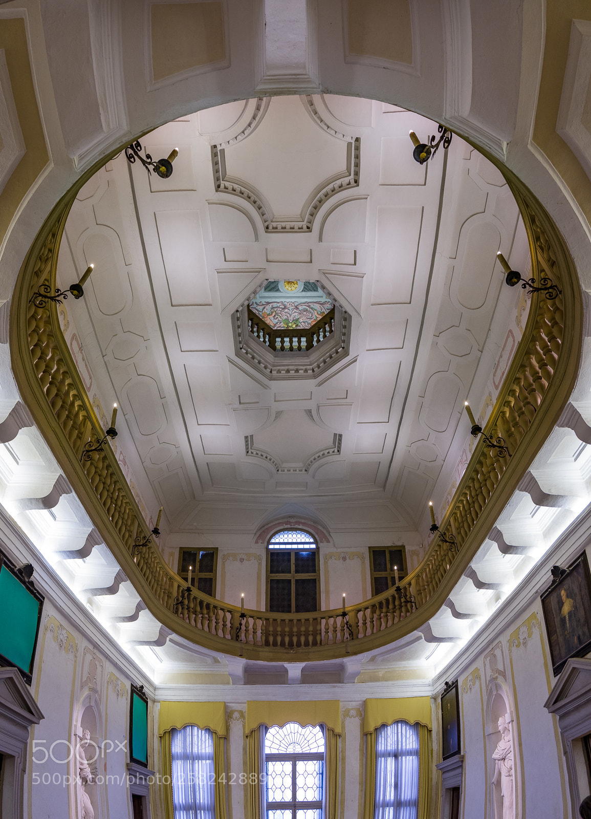 Leica Q (Typ 116) sample photo. Auditorium of villa camerini photography