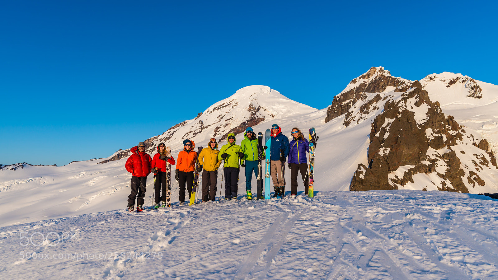 Nikon D800 sample photo. Mount baker rainbow photography