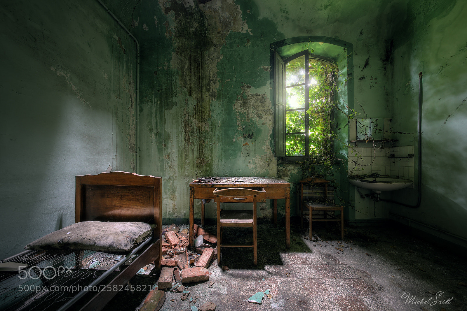 Canon EOS 6D sample photo. Green cabinet photography