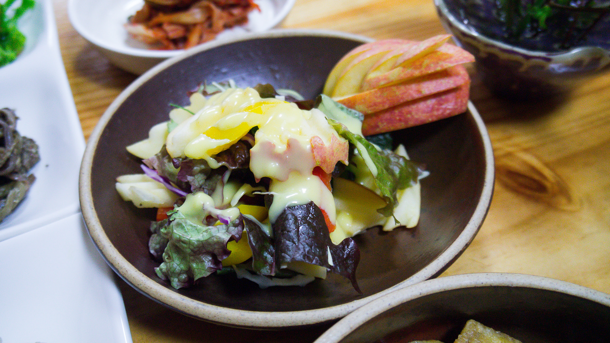 Panasonic Lumix DMC-GX1 sample photo. Morning breakfast in guesthouse in jeju-do photography