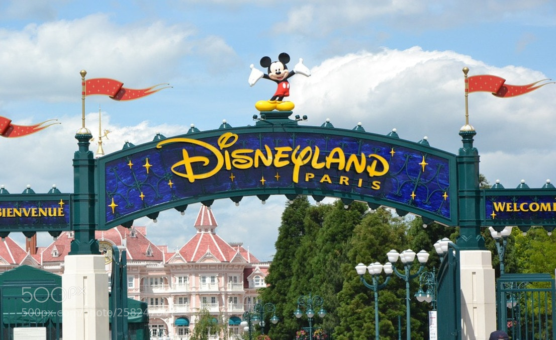Nikon D3100 sample photo. Disneyland paris photography