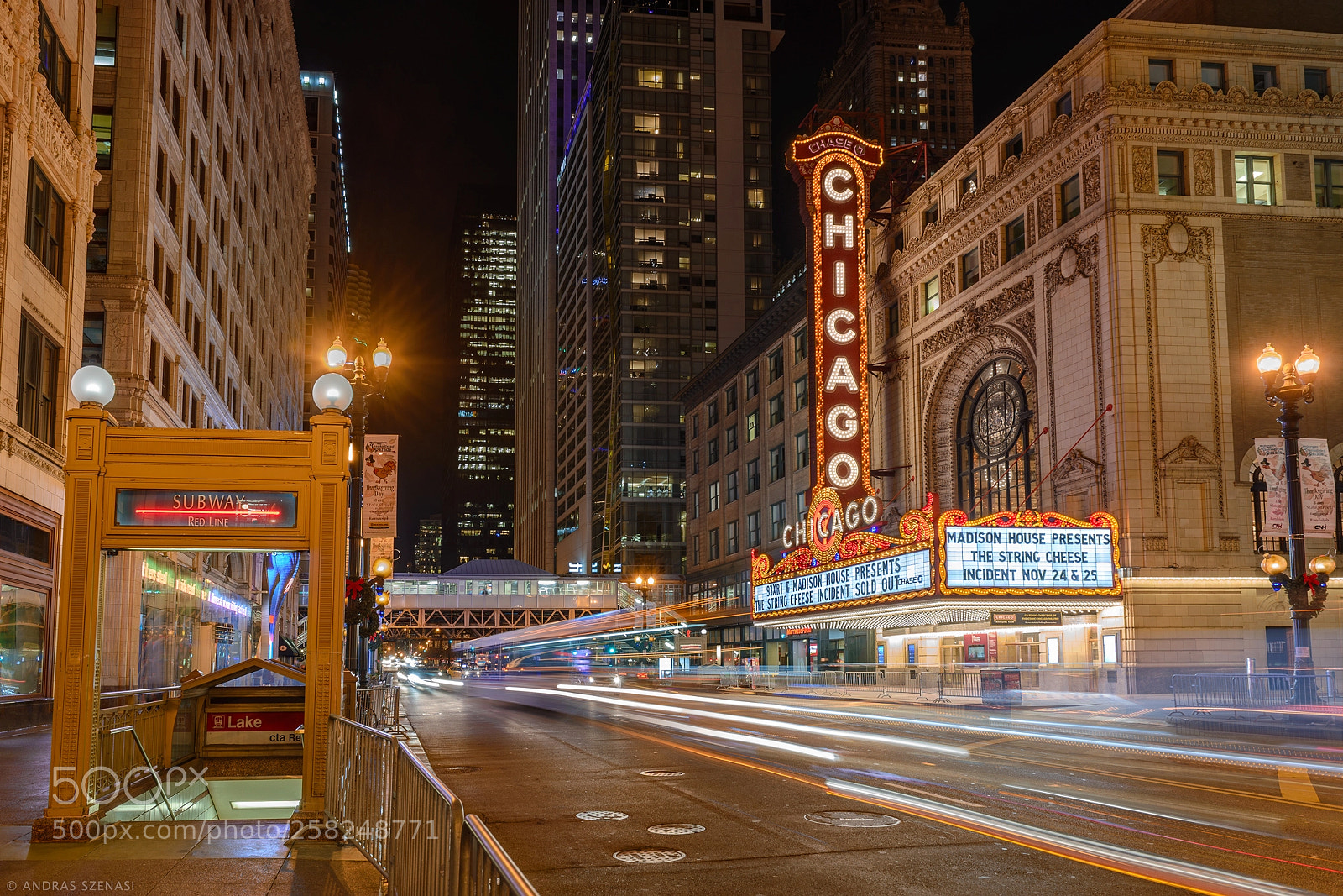 Nikon D610 sample photo. Chicago theatre photography
