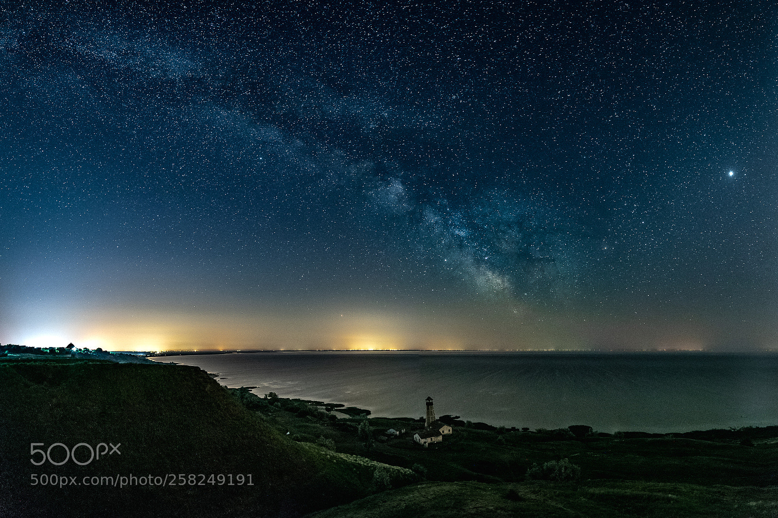 Nikon D810 sample photo. Milky way over abandoned photography
