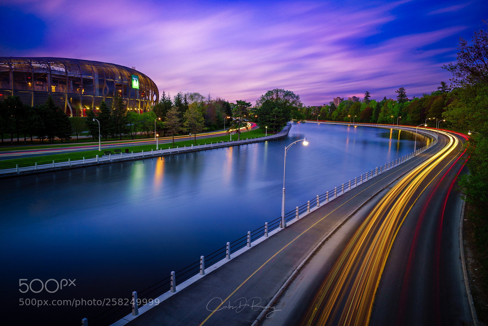 Sony a7S sample photo. Ottawa evening photography
