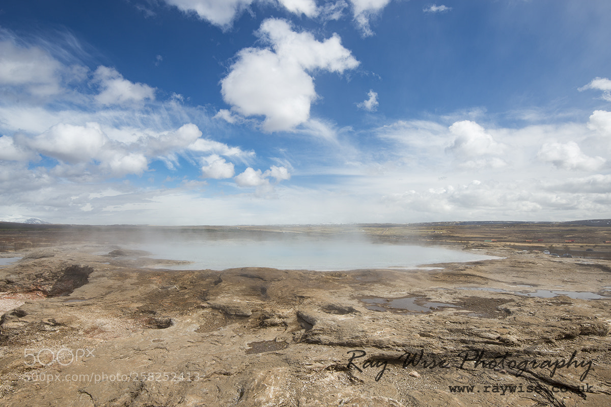 Nikon D800 sample photo. Steamy day in geysir photography