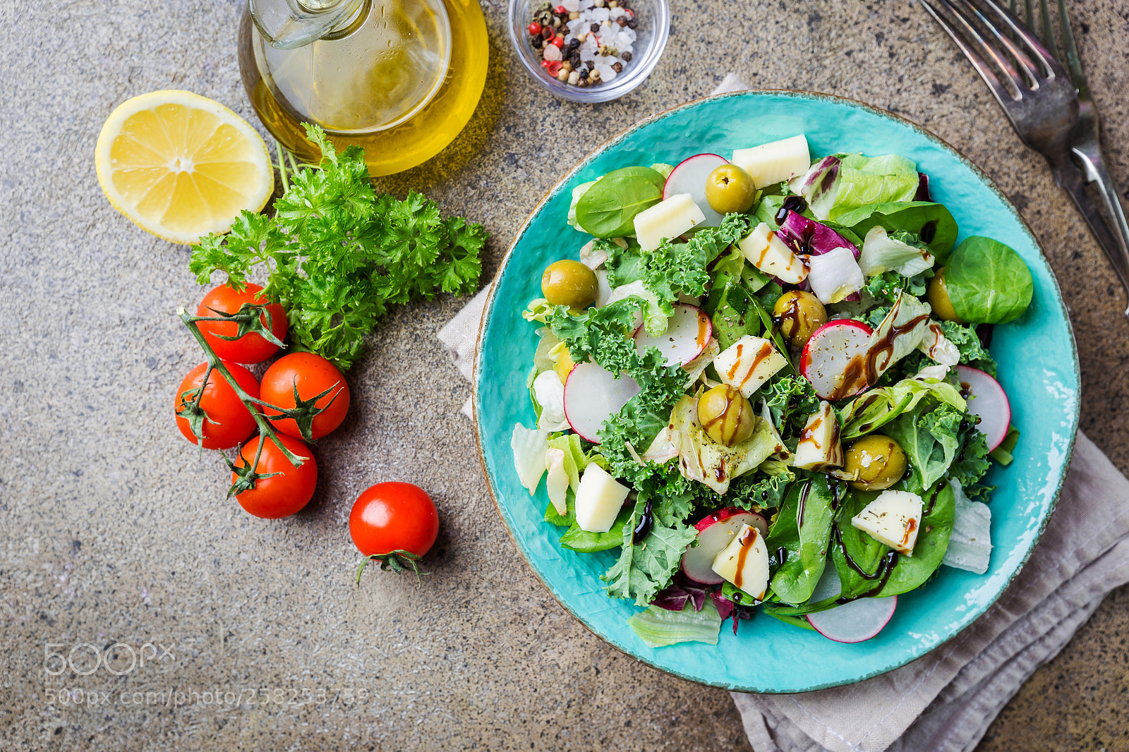 Canon EOS 6D sample photo. Fresh healthy salad photography