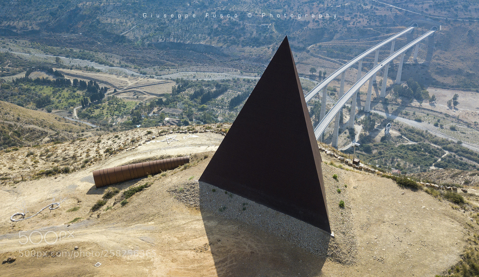 DJI FC220 sample photo. Piramide 38° parallelo photography