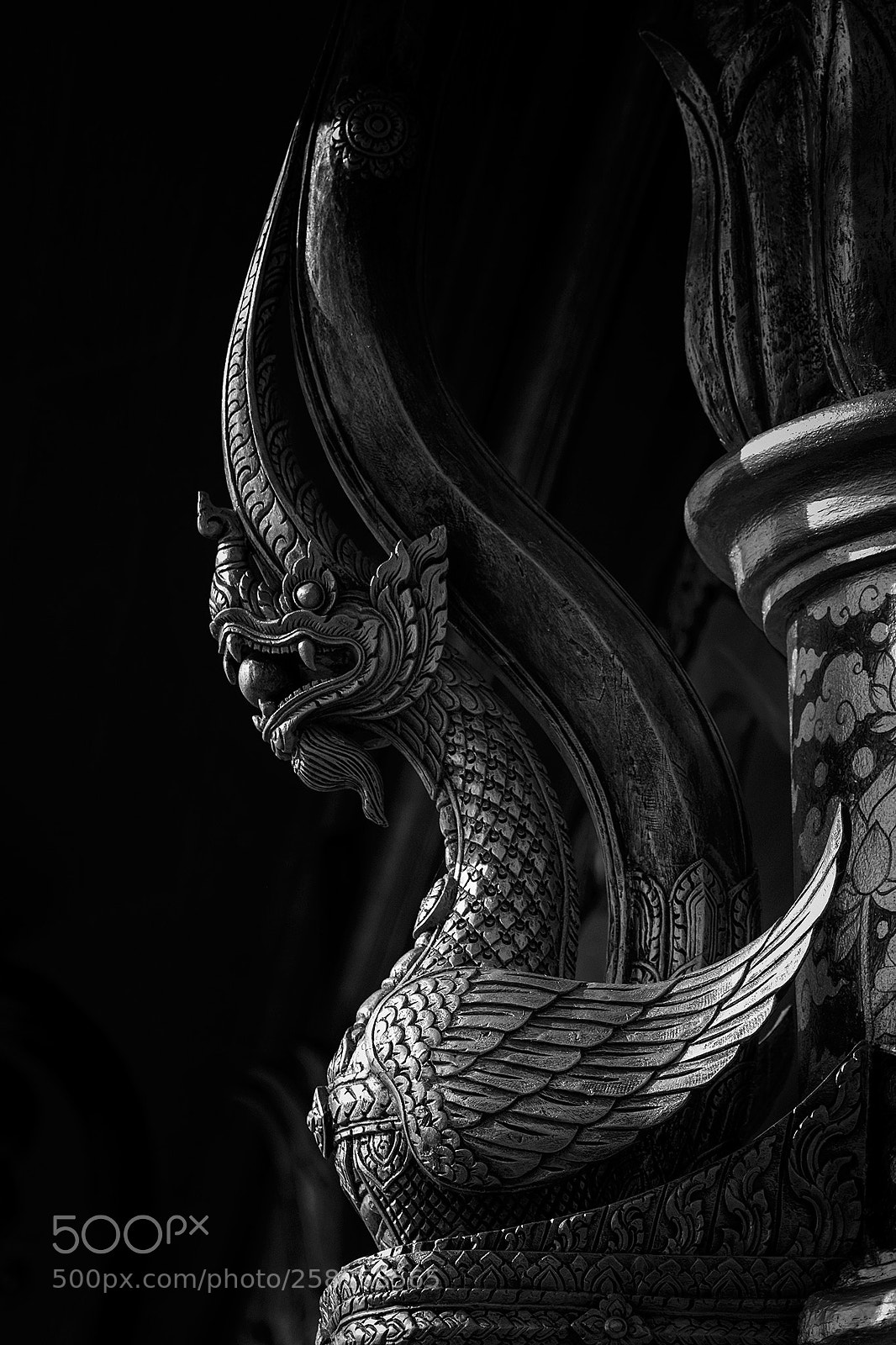 Nikon D810 sample photo. Thai temple architecture design photography