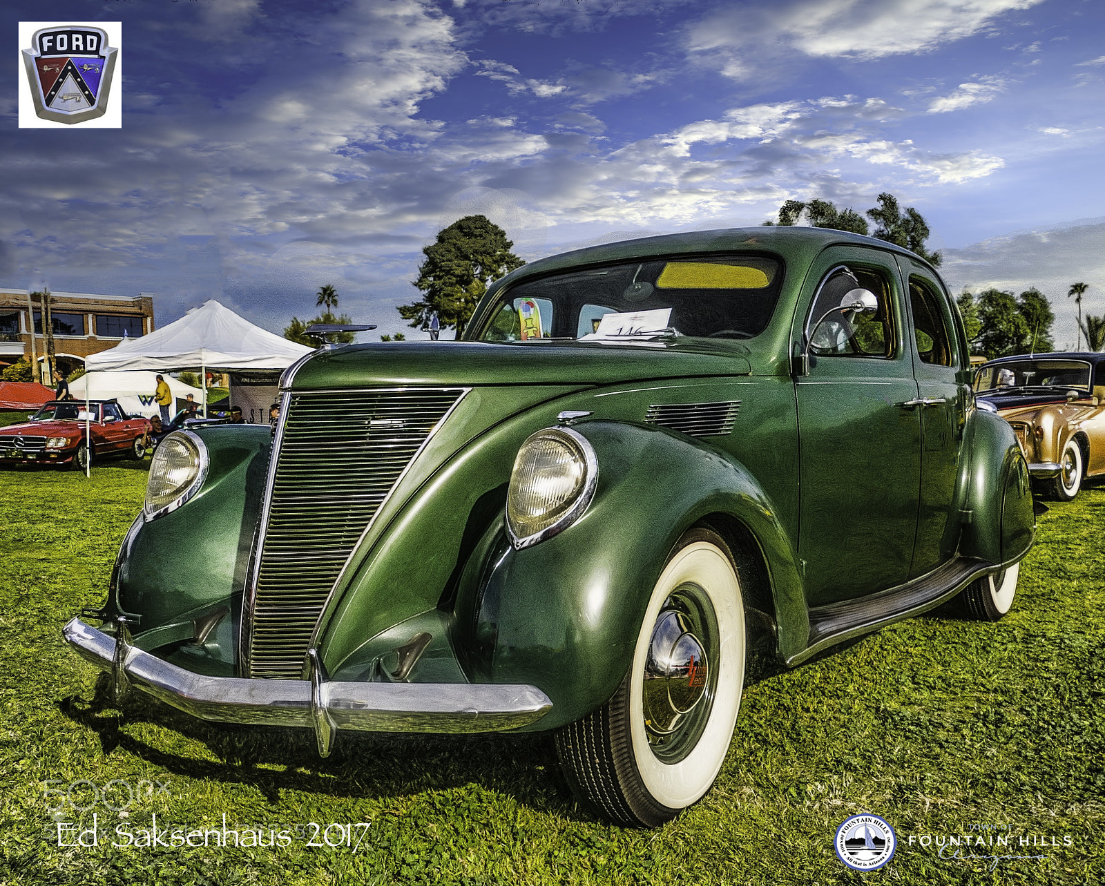 Panasonic Lumix DMC-FZ1000 sample photo. 1937 green ford photography