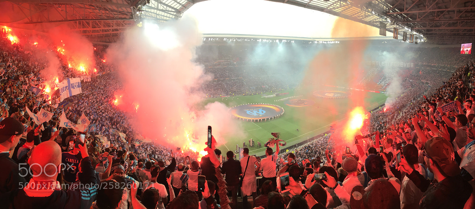 Apple iPhone 6s sample photo. Marseille - atletico finale photography