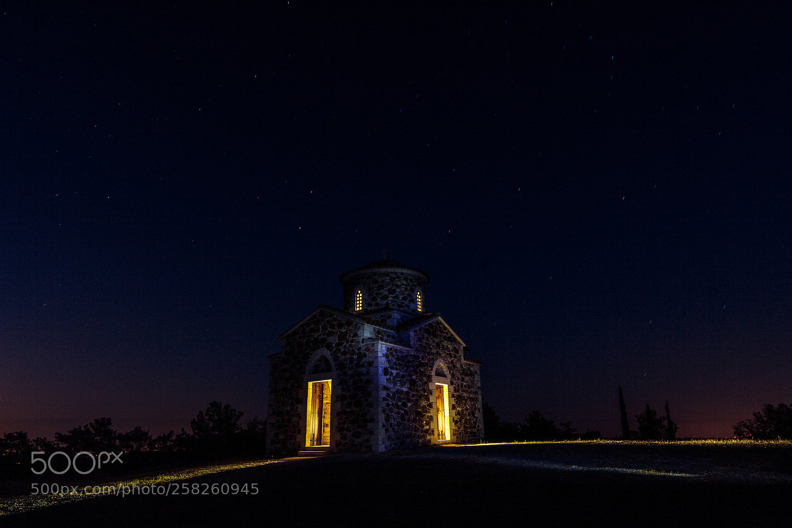 Canon EOS 600D (Rebel EOS T3i / EOS Kiss X5) sample photo. Cyprus landscape by night photography