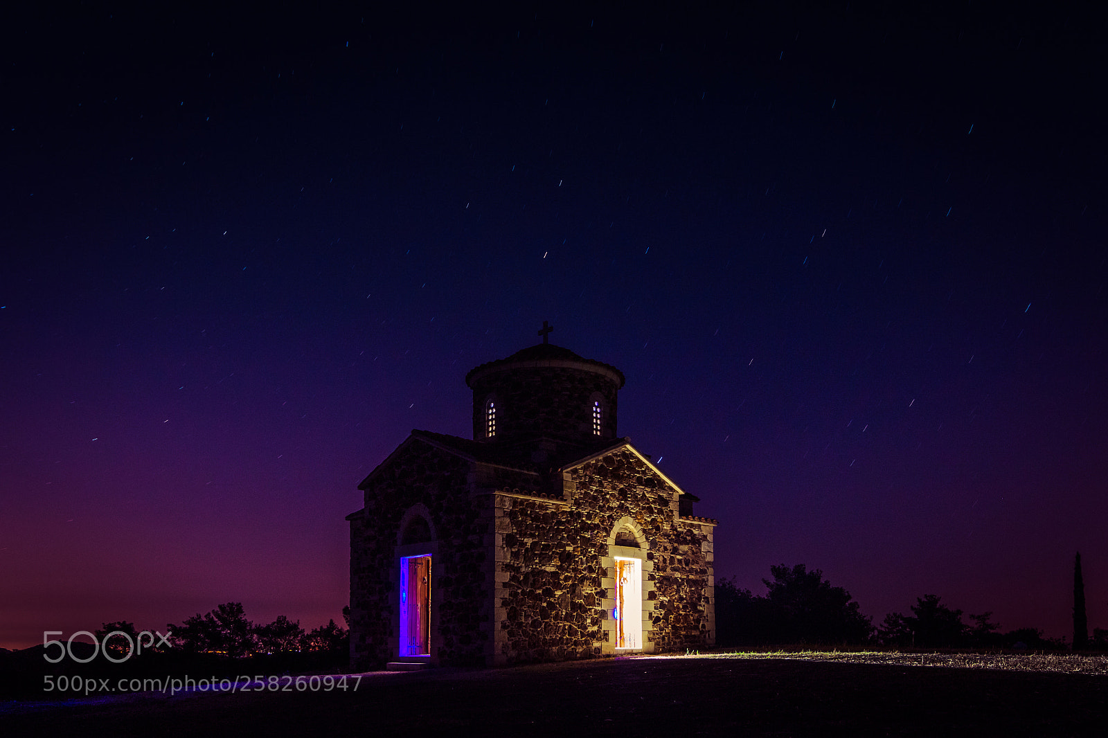 Canon EOS 600D (Rebel EOS T3i / EOS Kiss X5) sample photo. Cyprus landscape by night photography