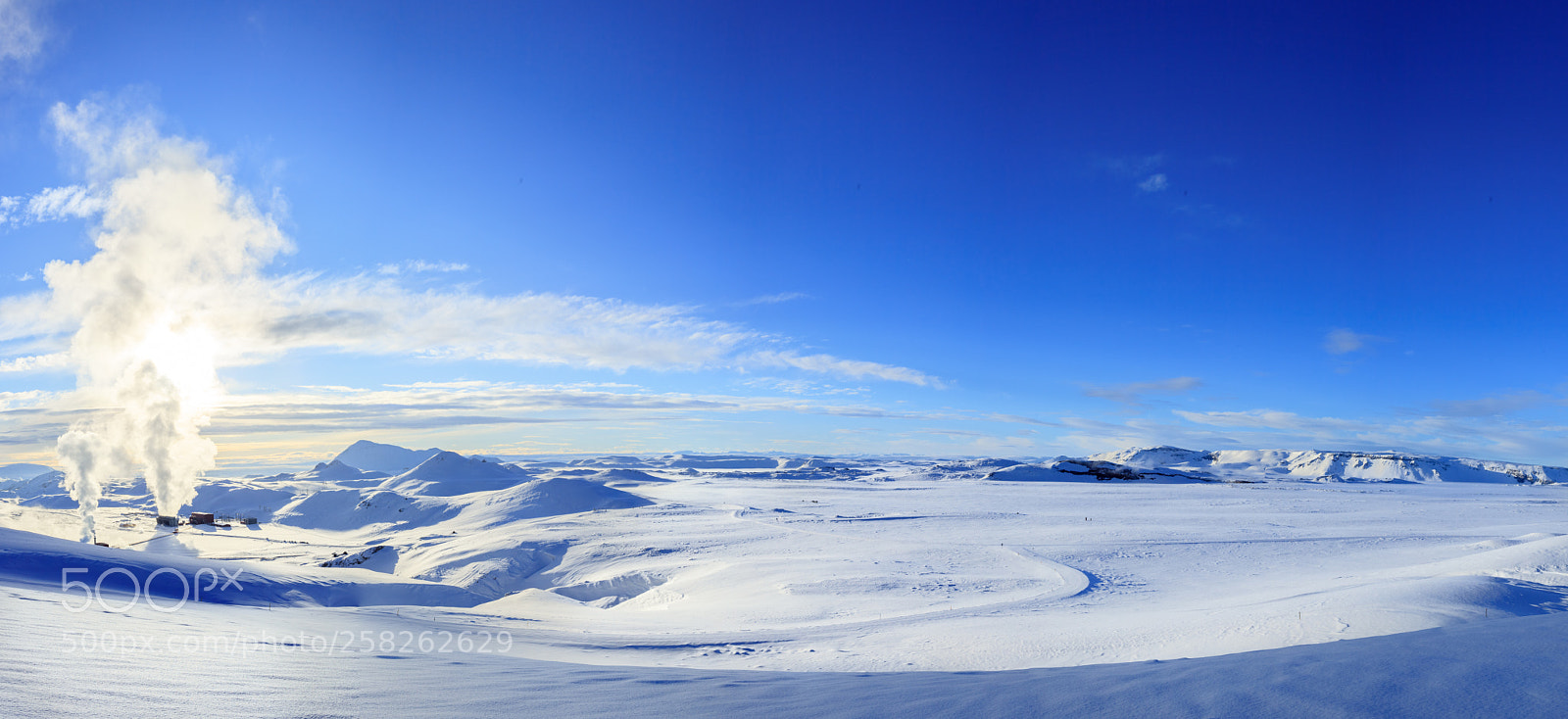 Canon EOS 5D Mark II sample photo. Iceland in winter geothermal photography