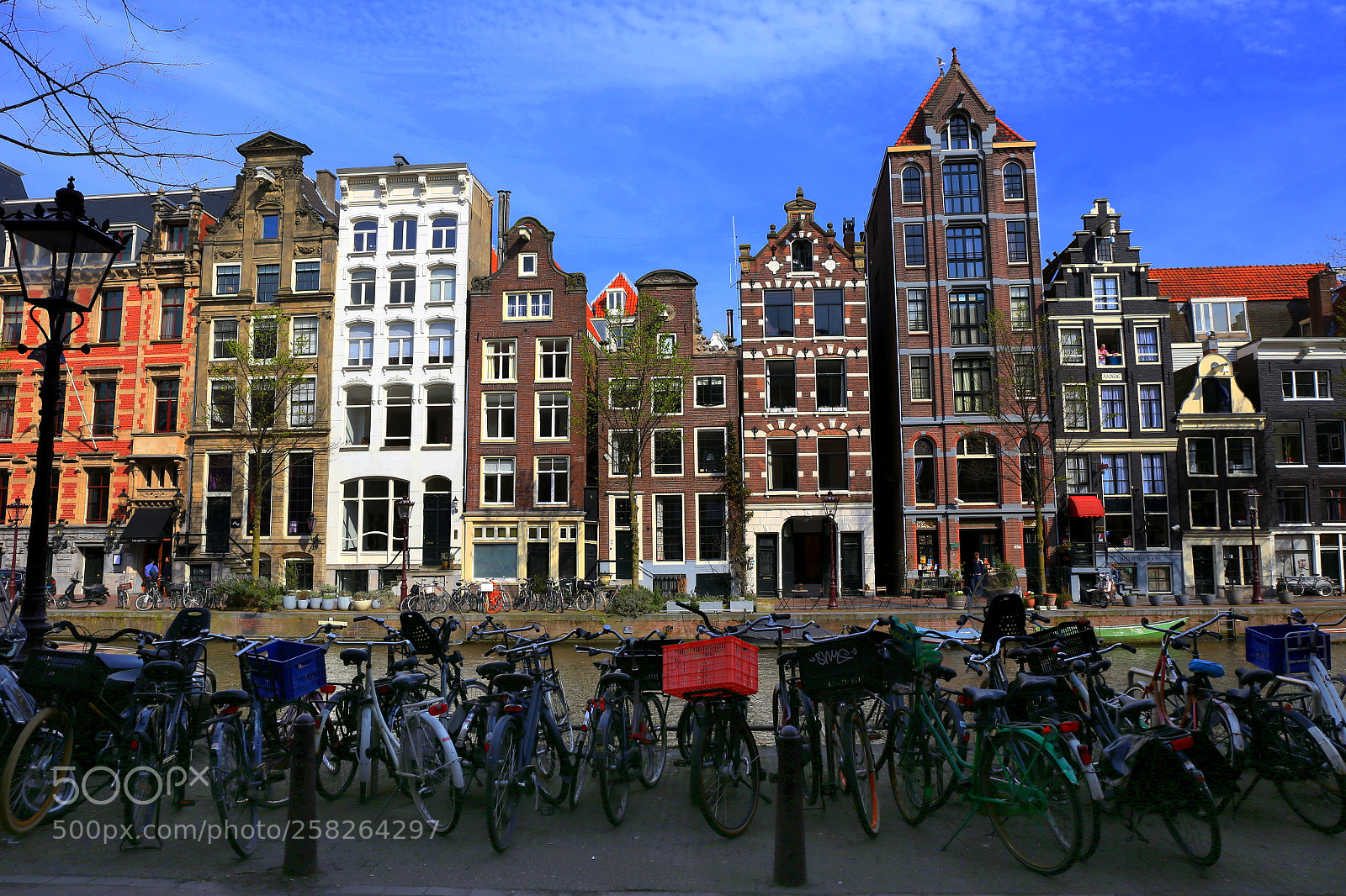 Canon EF 24-70mm F4L IS USM sample photo. Bicycles and houses in photography