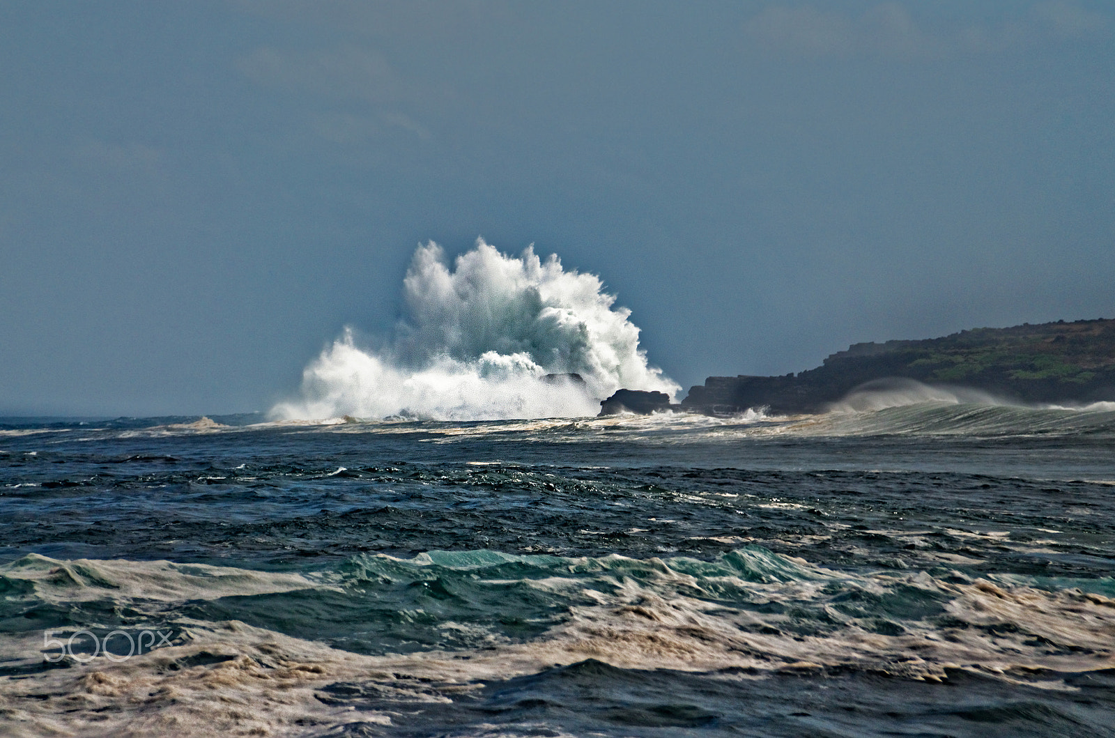 Sigma 70-300mm F4-5.6 DG Macro sample photo. La pointe des châteaux par gros temps photography