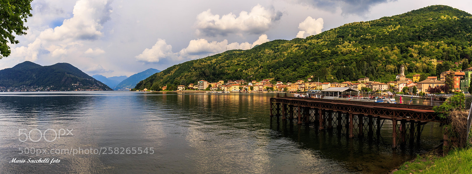 Canon EOS 6D sample photo. Panorama di porto ceresio photography