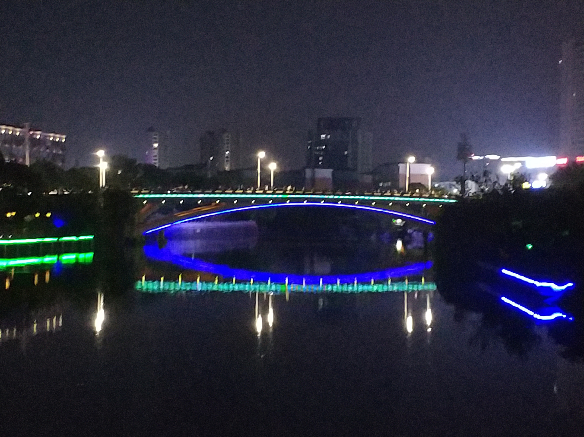 Xiaomi Mi Note 3 sample photo. 安徽天长市情人桥夜景 photography