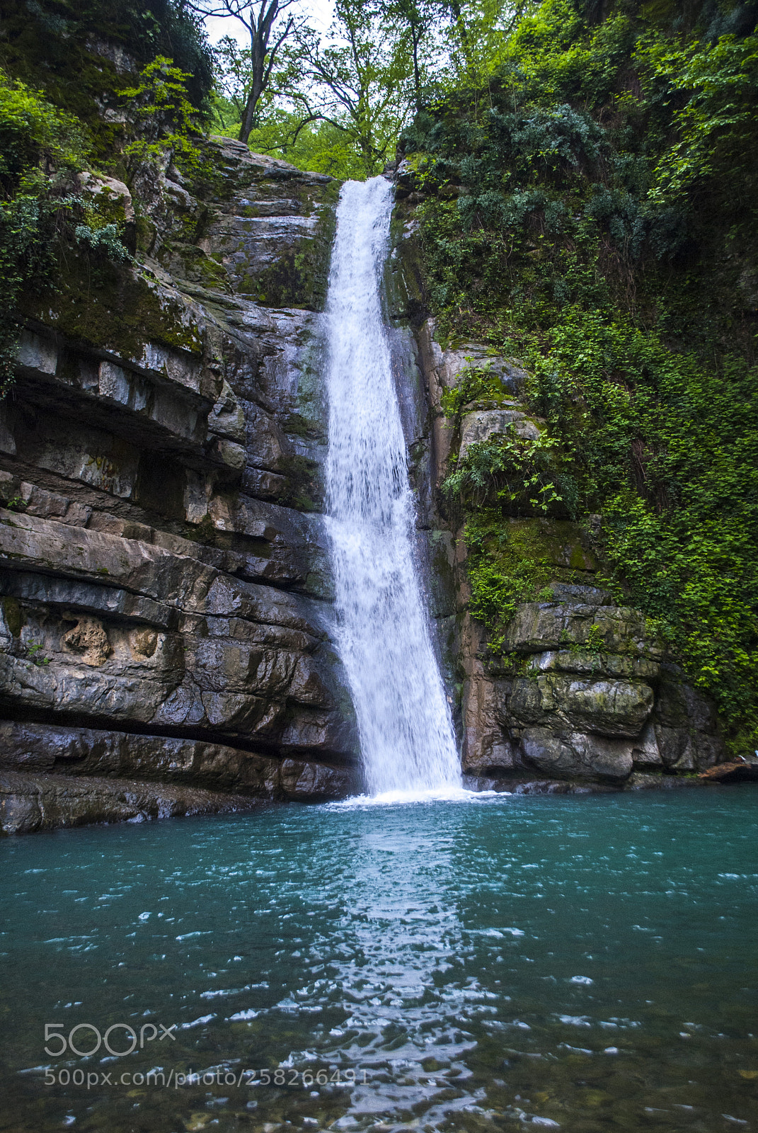 Nikon D60 sample photo. Kabodval waterfall photography