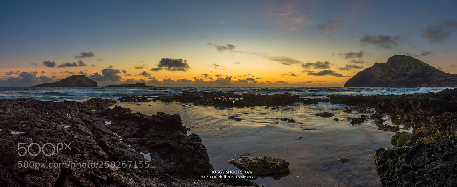 Nikon D750 sample photo. Dawn sunrise over hawaiian photography