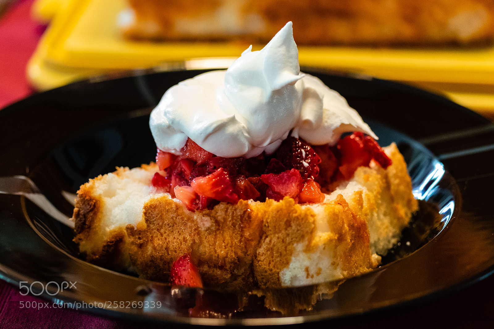 Canon EOS 7D Mark II sample photo. Strawberries and whipped cream photography