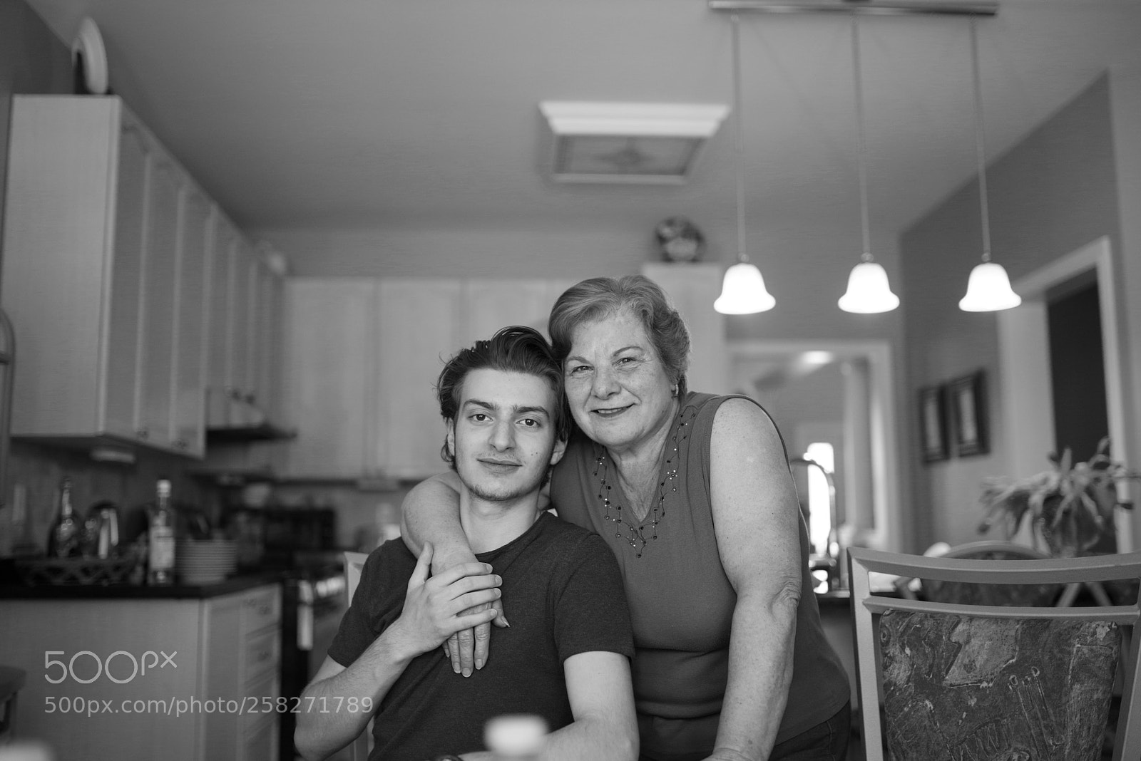 Pentax K-1 sample photo. Julian and my mom photography