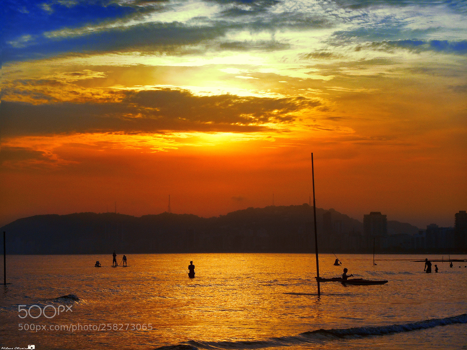 Nikon Coolpix S3500 sample photo. Water sports at sunset photography