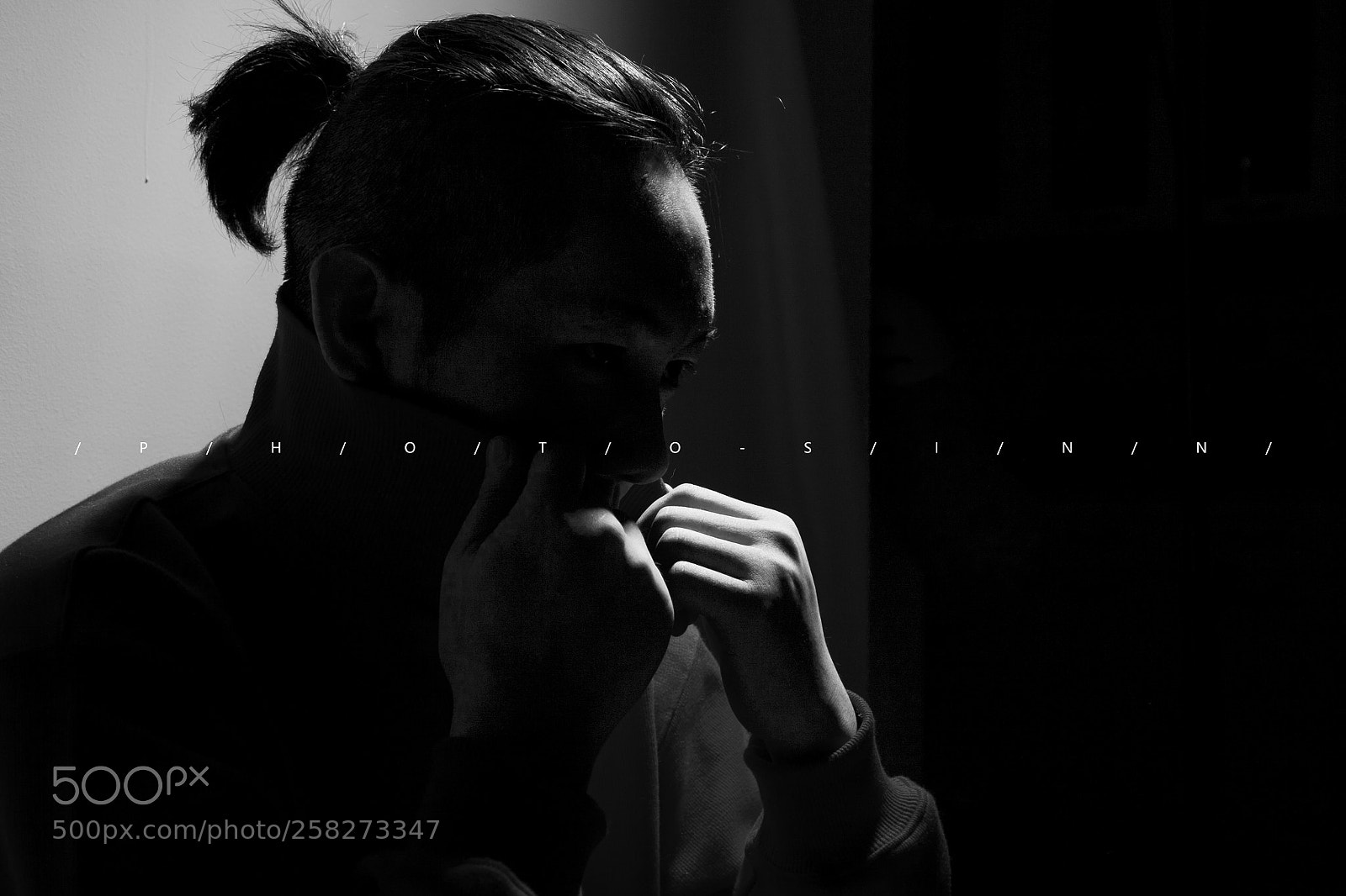 Canon EOS 5D sample photo. Meditation in the dark photography