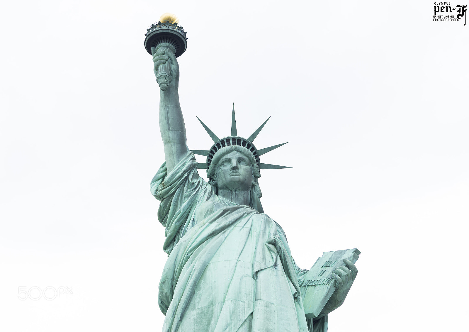Olympus PEN-F sample photo. Lady justice rising her photography