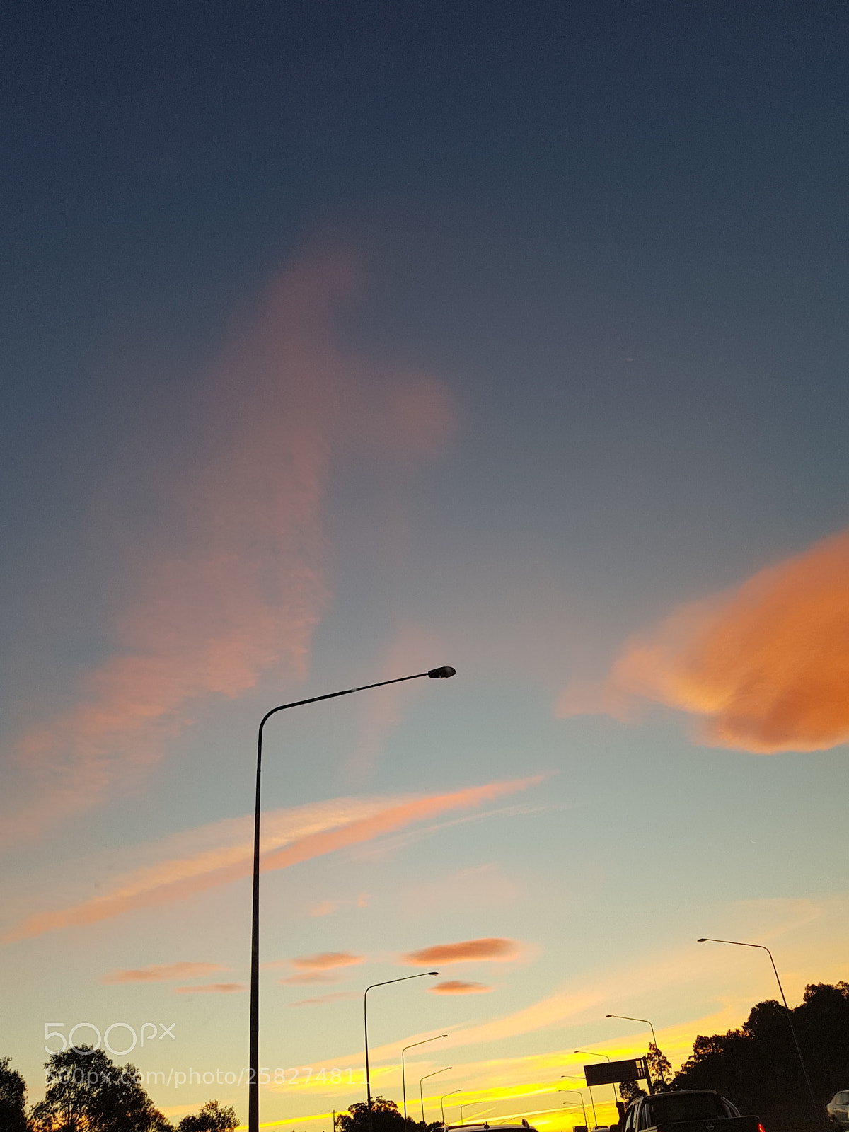 Samsung Galaxy S8+ sample photo. Canberra sunset. photography