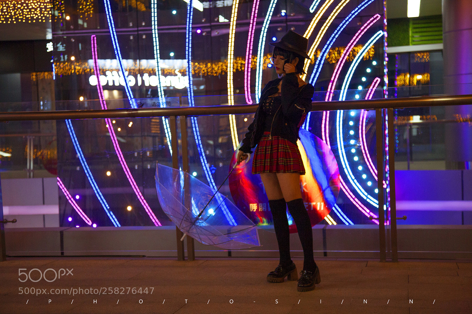 Canon EOS 5D sample photo. Neon street photography