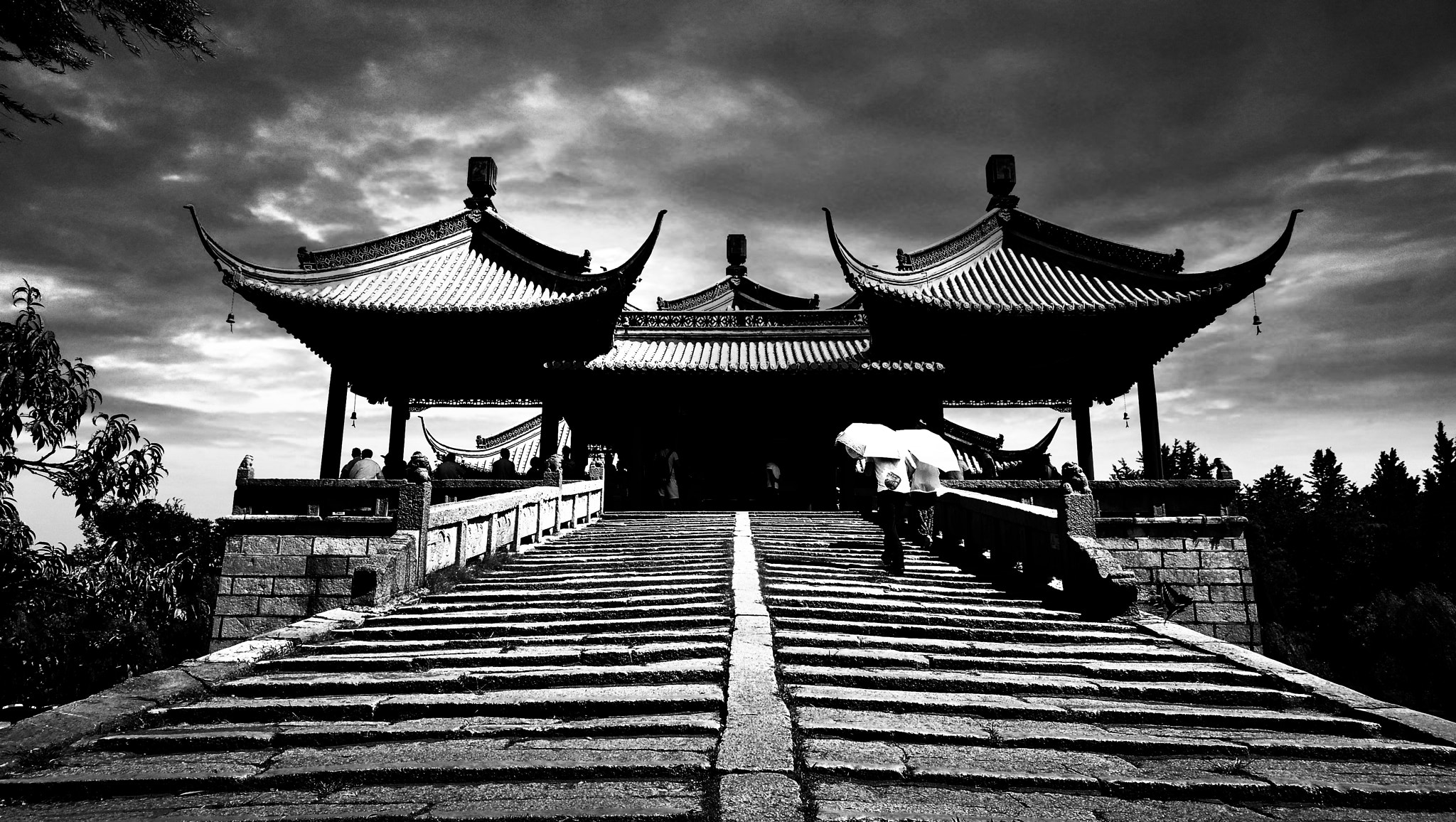 HUAWEI P9 Plus sample photo. China pavilion photography
