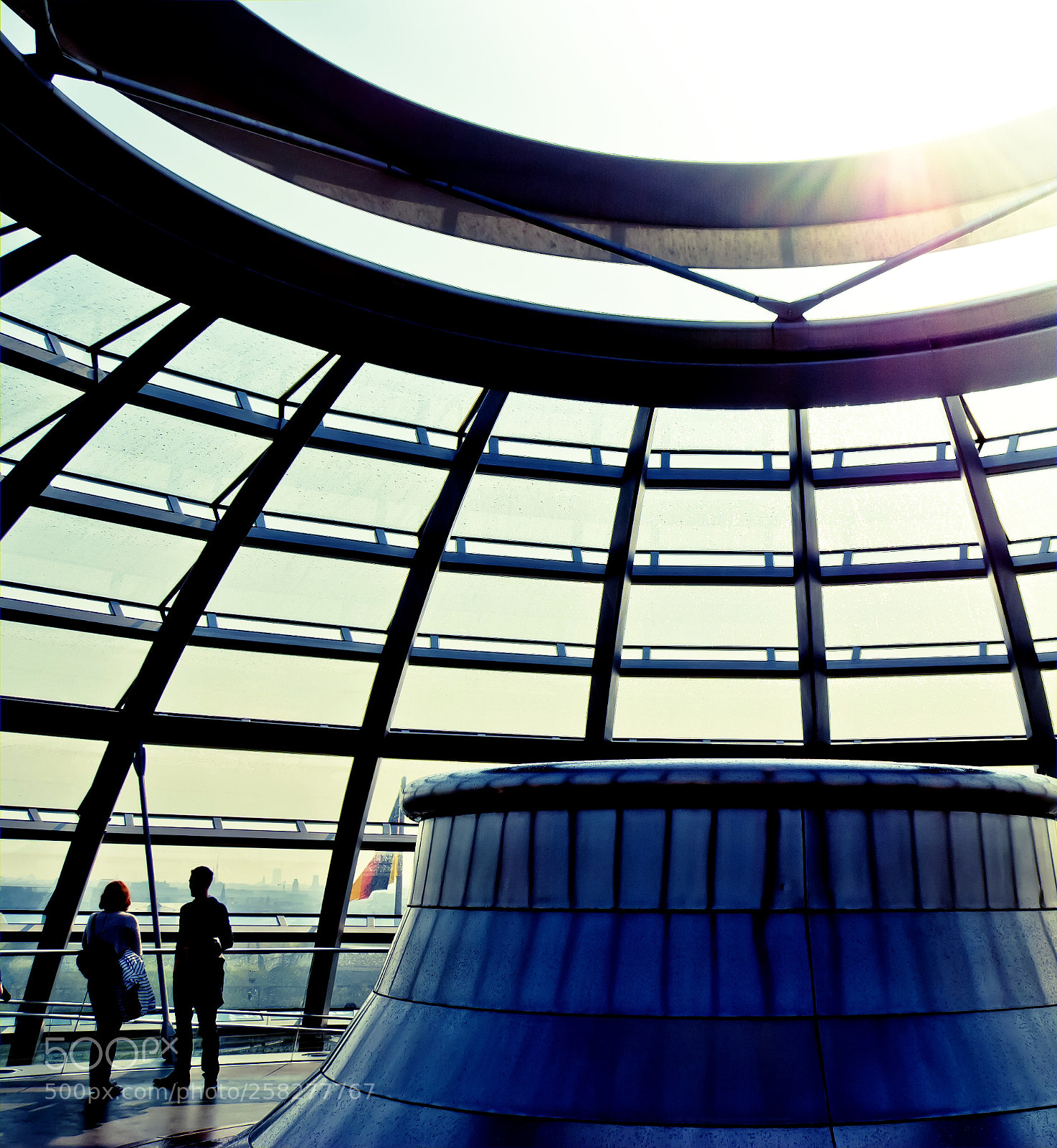 Nikon D60 sample photo. Reischtag building dome photography